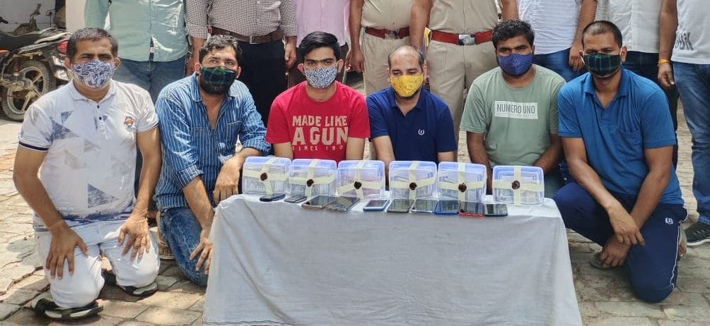 4.84 lakh out of 40 lakh recovered from five accused including international wrestling player, gangster
