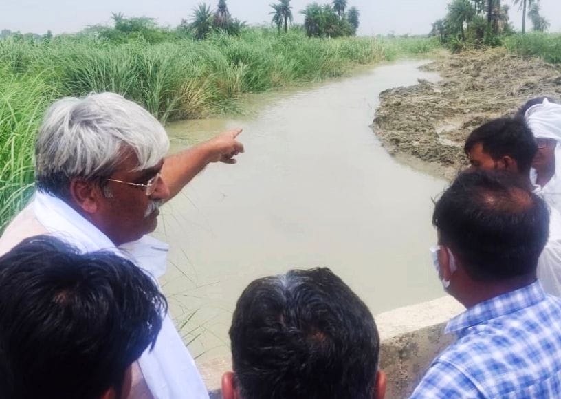 Knock of officials, public representatives in Kharja affected villages, assessment of damage