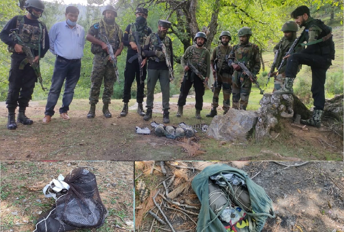 Four IED Improvised Explosive Devices Recovered In Kuwpara by police and army s 41 RR