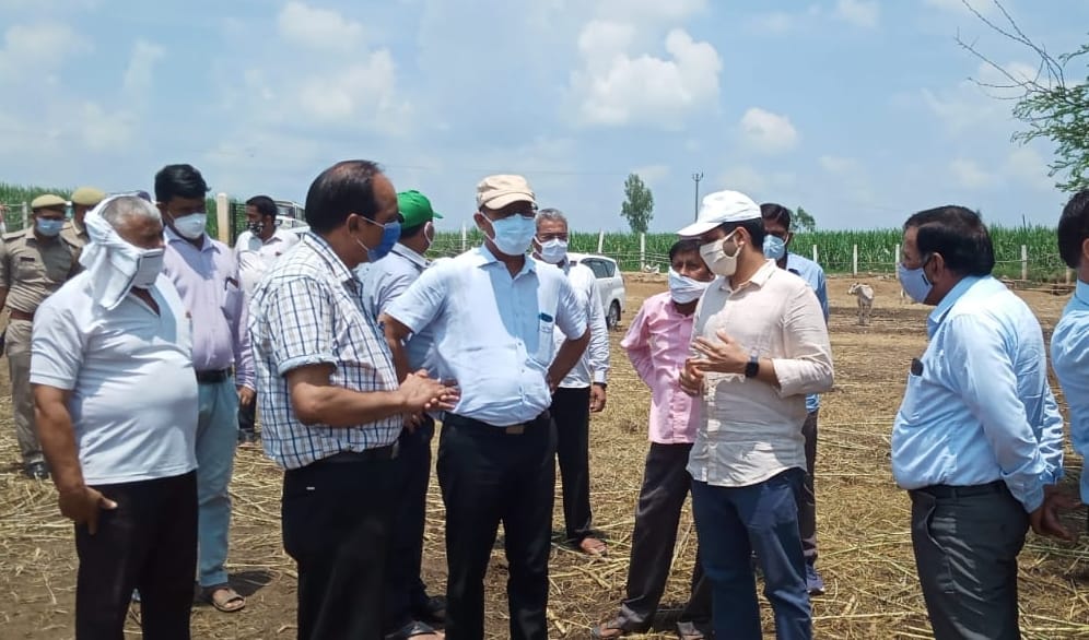 DM got angry over flaws in cow protection center