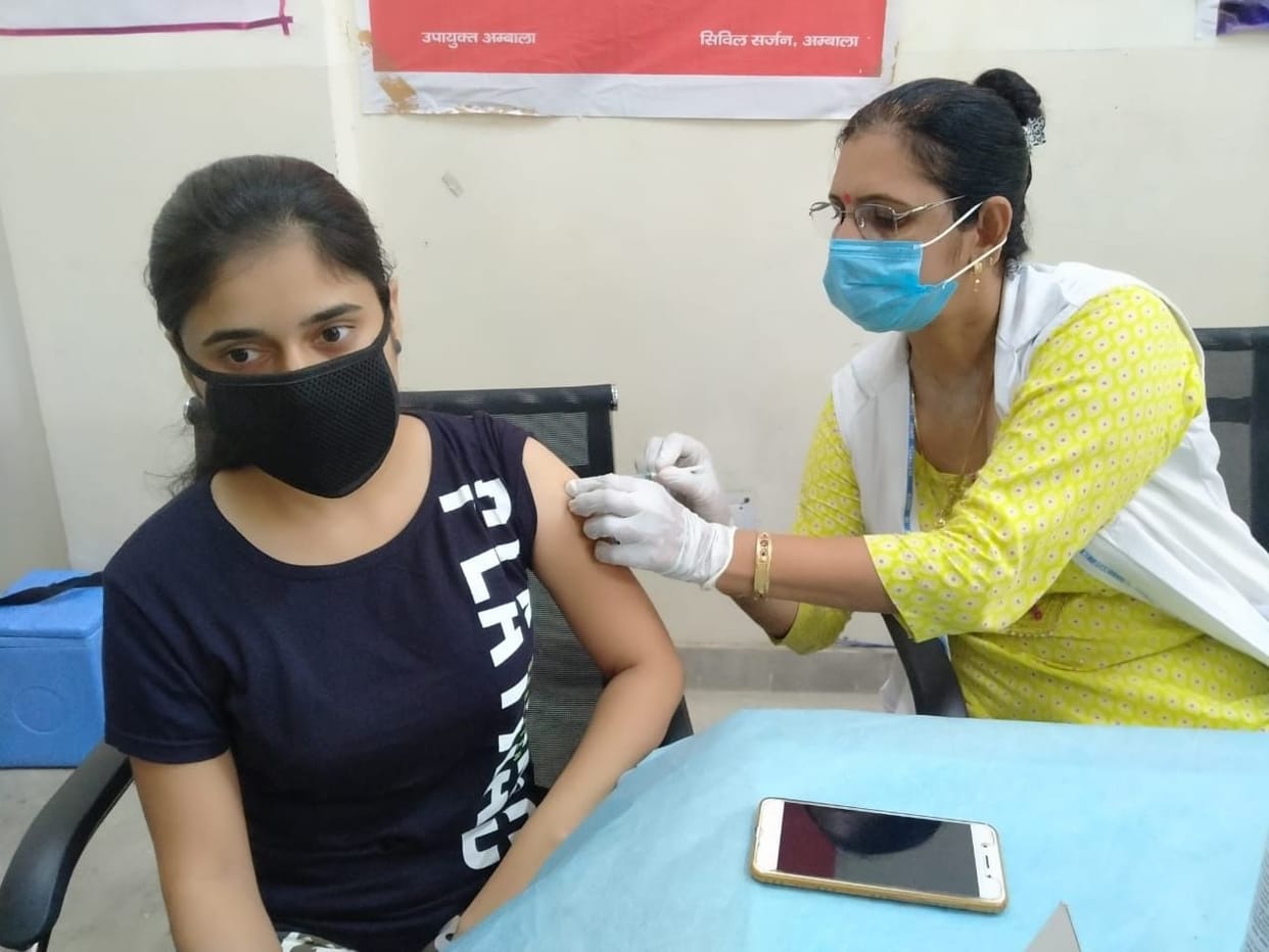 7122 got protective cover in vaccination campaign, Ambala