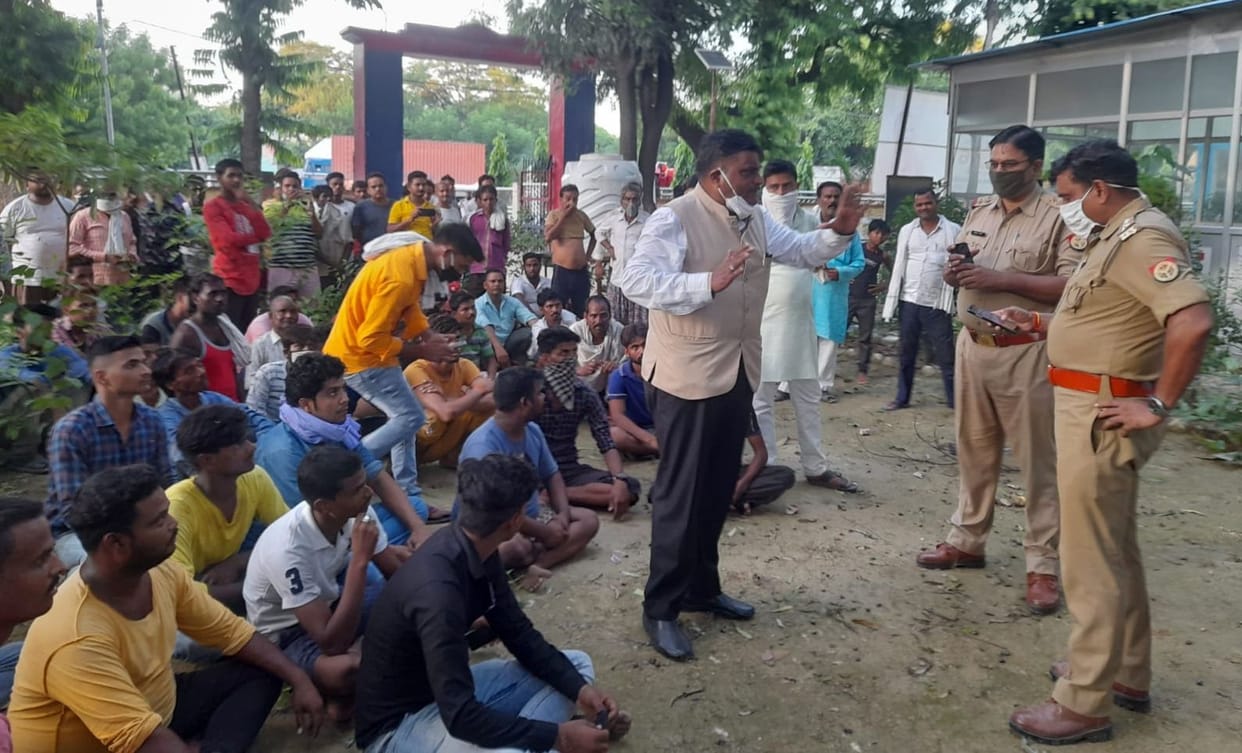 JCB on the encroachment of vegetable vendors