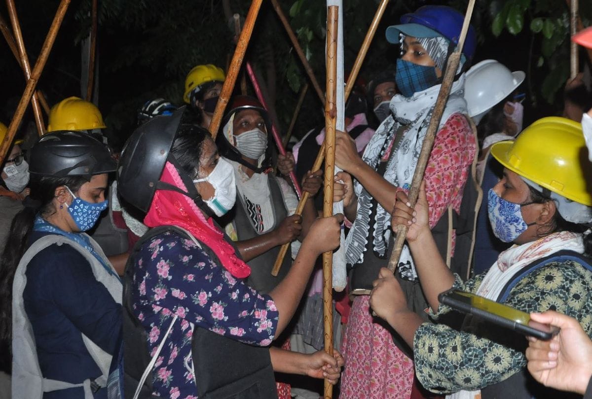 Removing Encroachment Disputed By Radhasoami At Dayalbhagh
