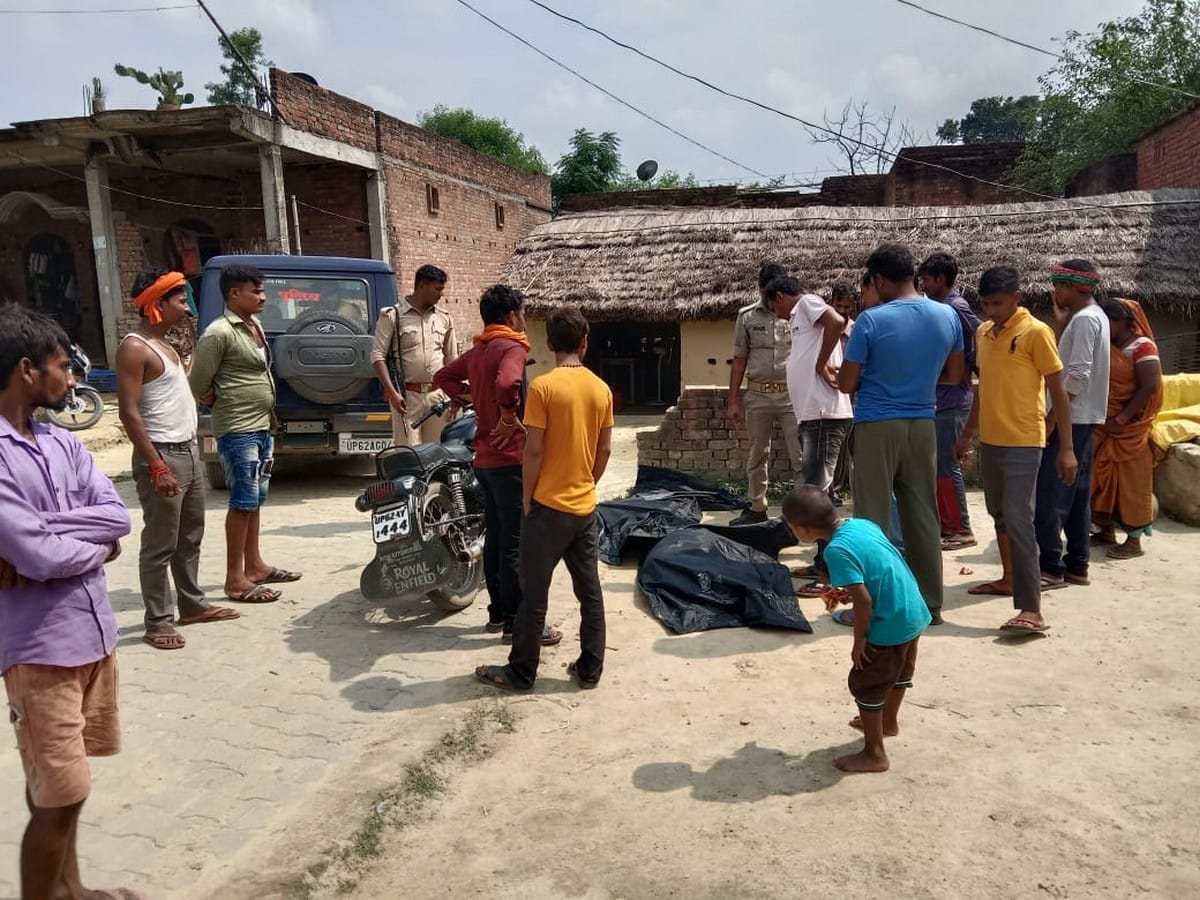 Two girls dead bodies found on railway track in jaunpur