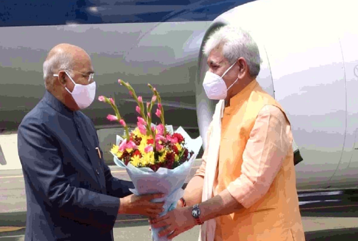 Jammu and Kashmir news : President arrives in Srinagar will pay tribute to Kargil martyrs in Dras today