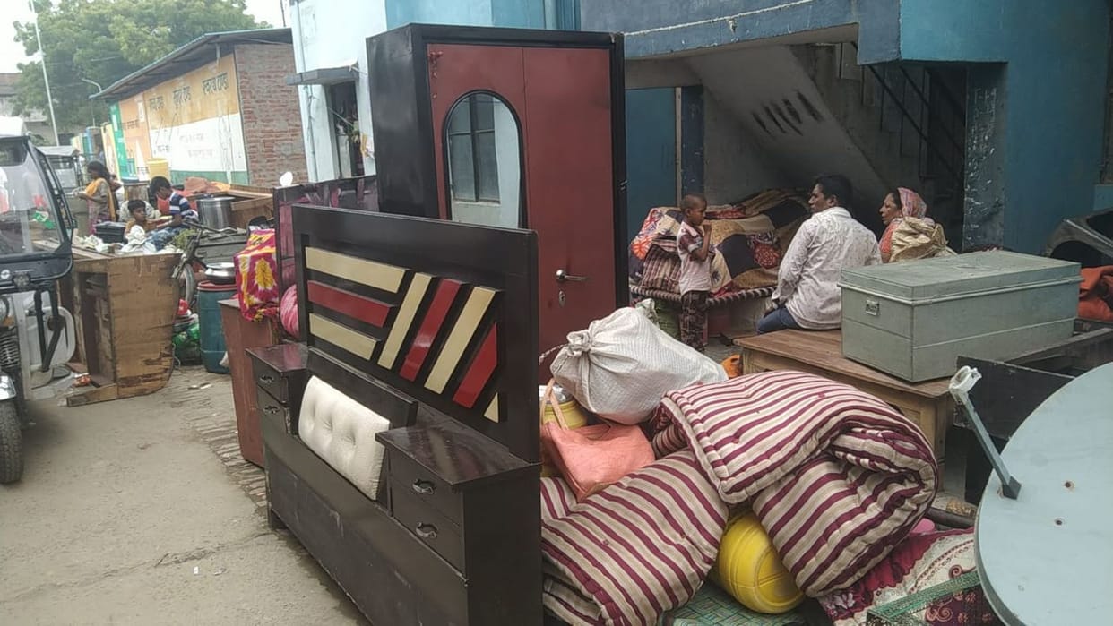 Illegal occupants evicted from residential colony