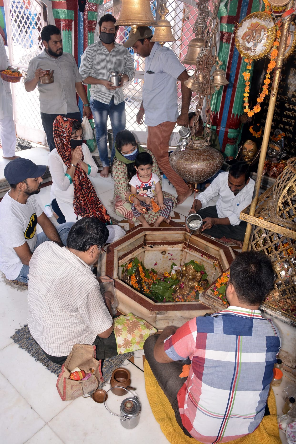 First Monday of Sawan today, Jalabhishek start at 12pm