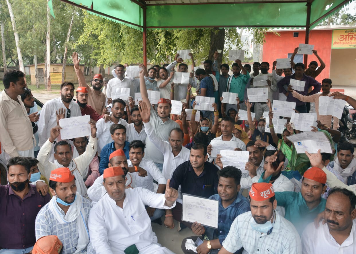 Sadar block chief accused of not administering oath