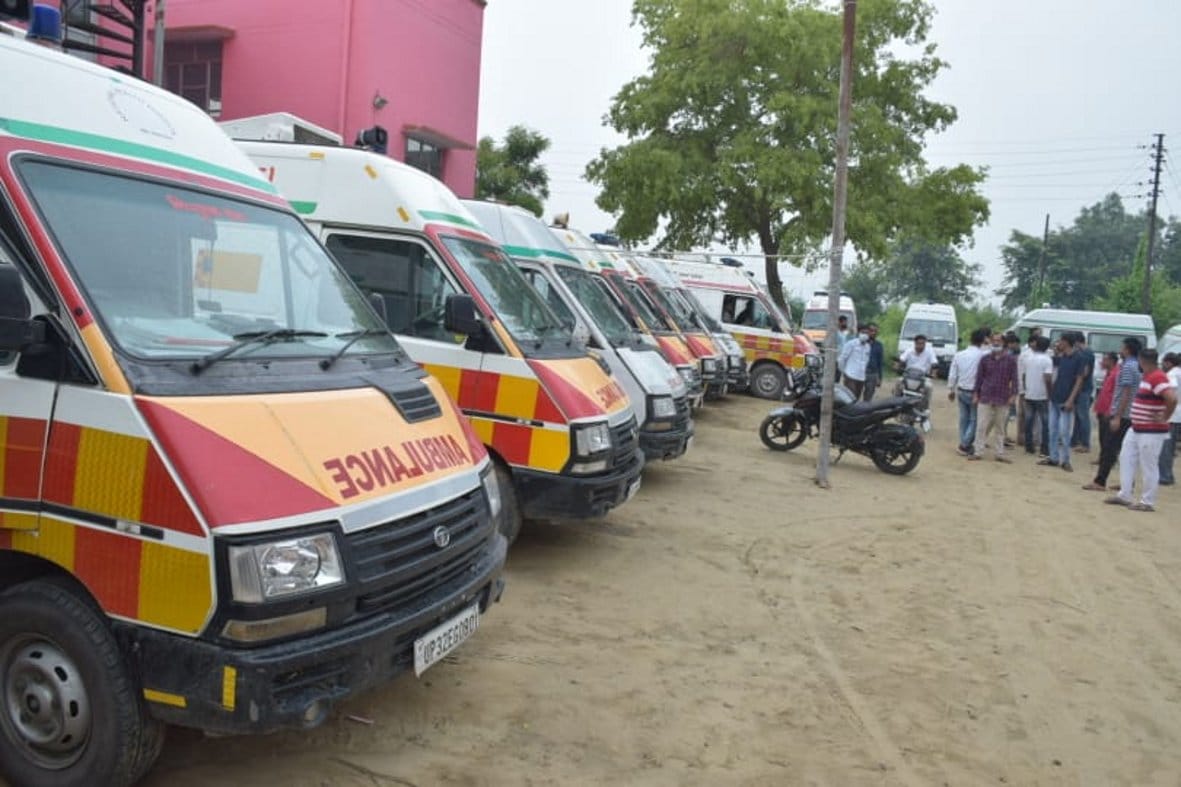 Ambulance drivers strike for demands