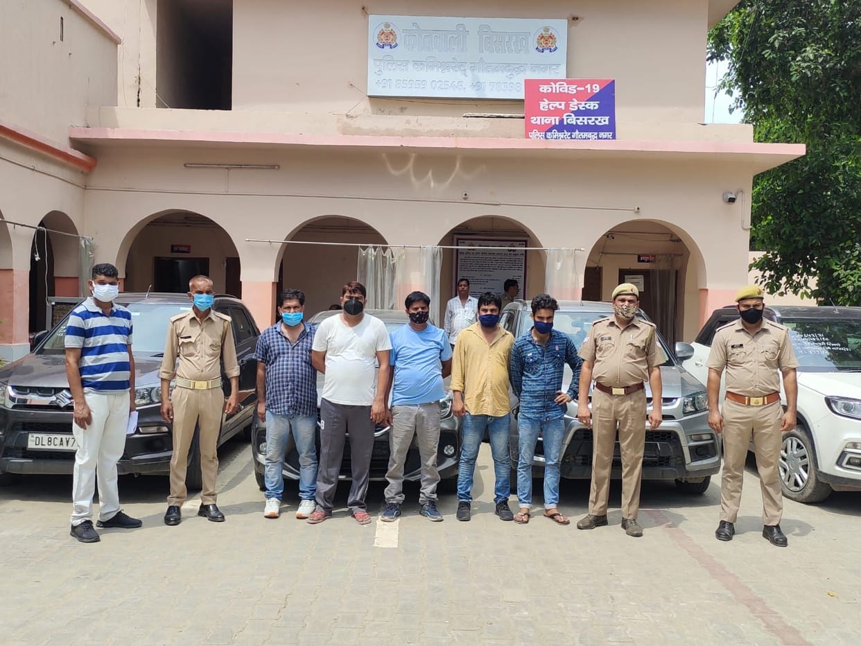 Five vehicle thieves of interstate gang arrested