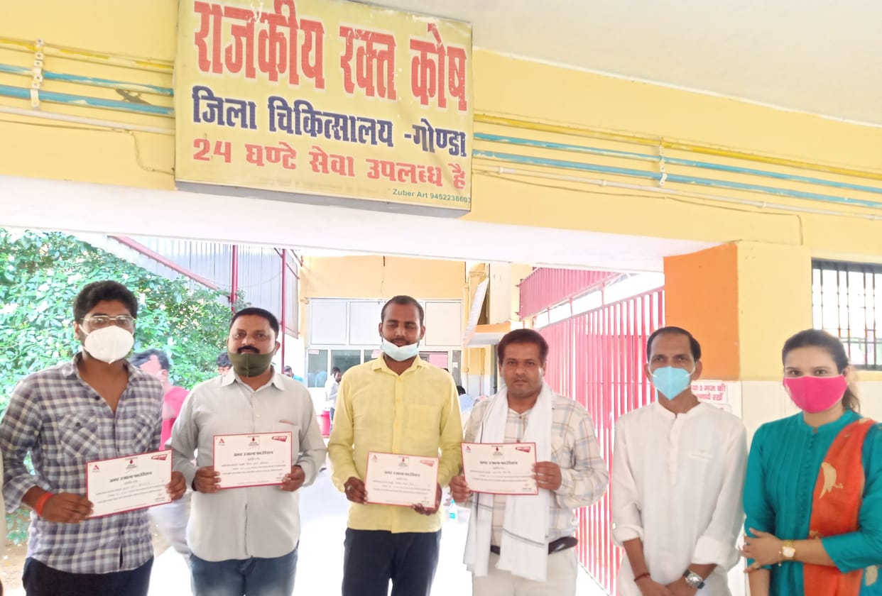 30 people became great donors by donating blood, got respect