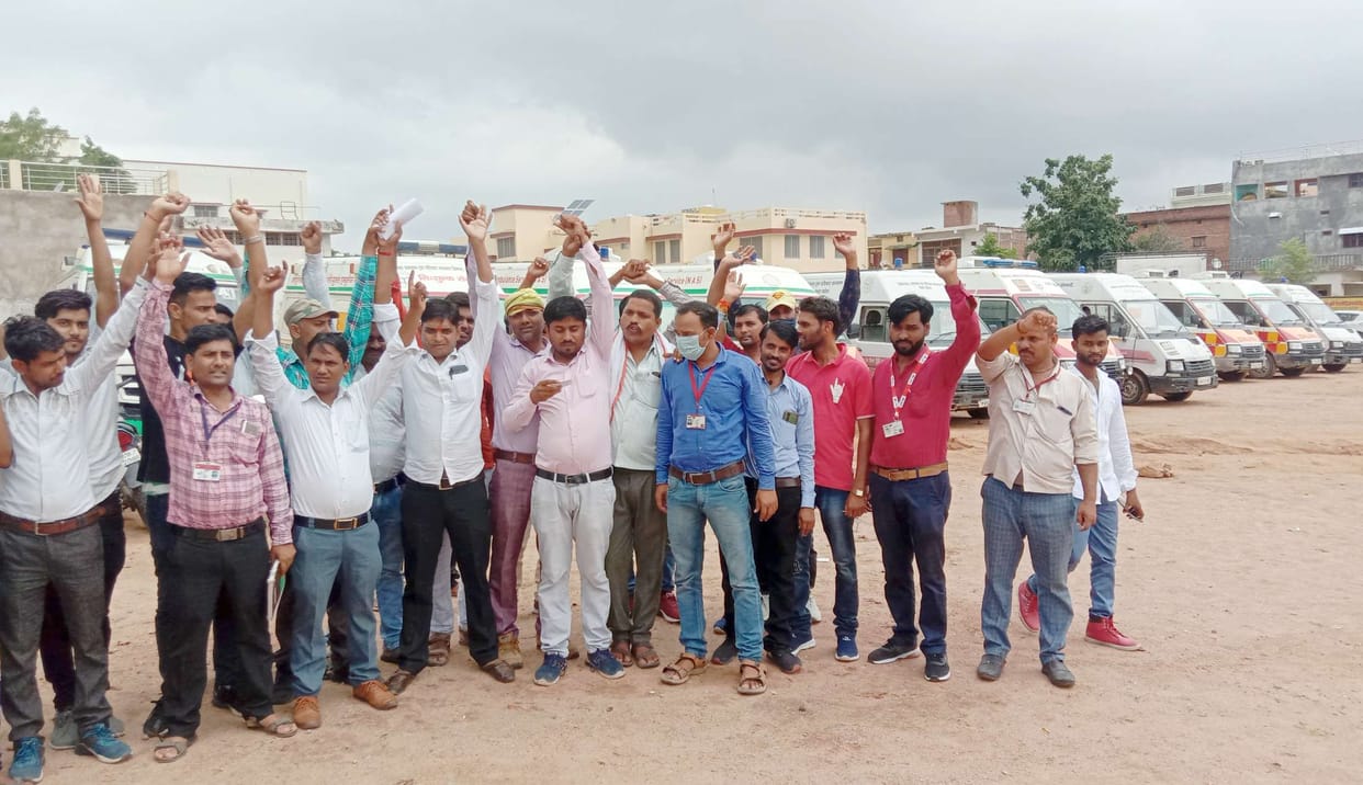 Patients upset due to strike of ambulance workers