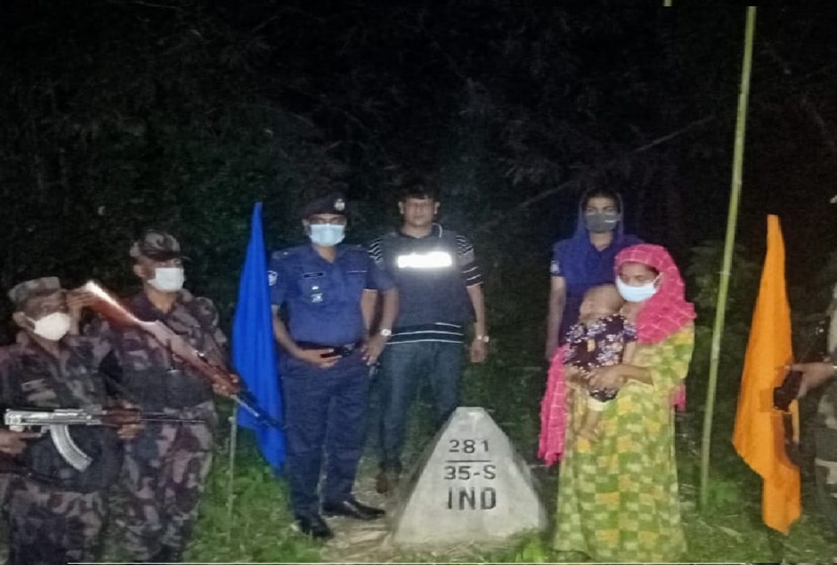 BSF alert: Bangladeshi woman apprehended from border with child in her arms, sent back