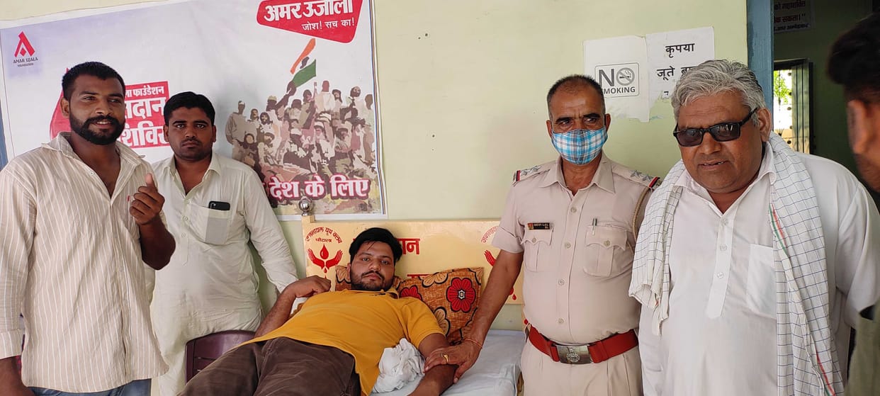 50 blood heroes donated blood on Kargil Vijay Diwas