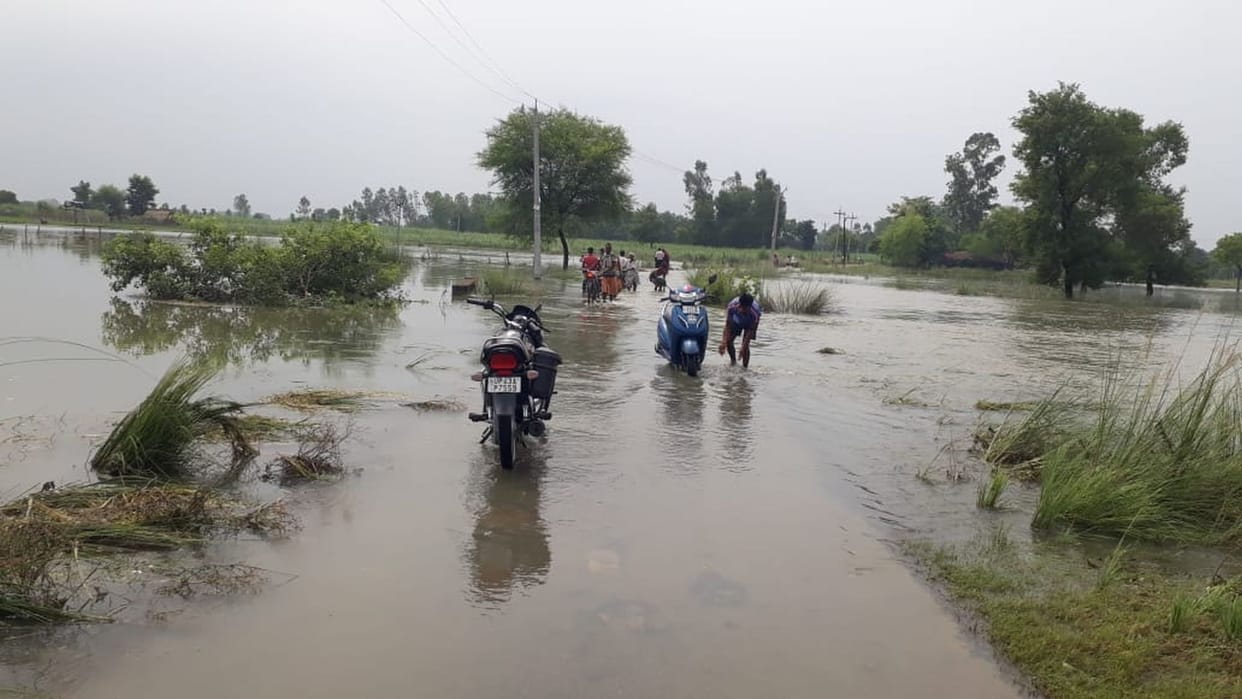 Flood situation in 40 villages due to reverse flow of Bisuhi