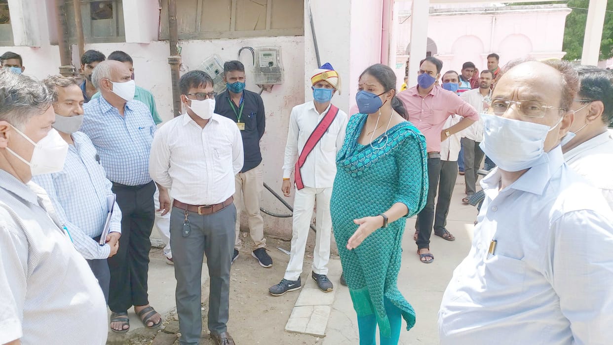 DM inspected the site of oxygen plant