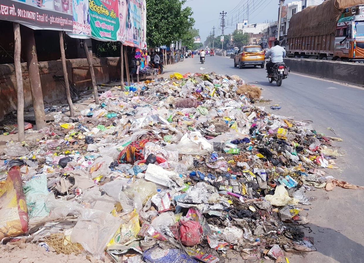 Faith hurt, garbage not picked up from the streets
