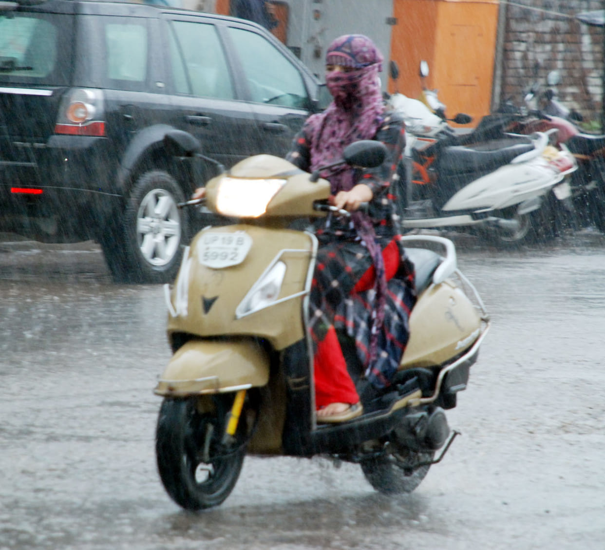 Drizzle till noon, relief from heat