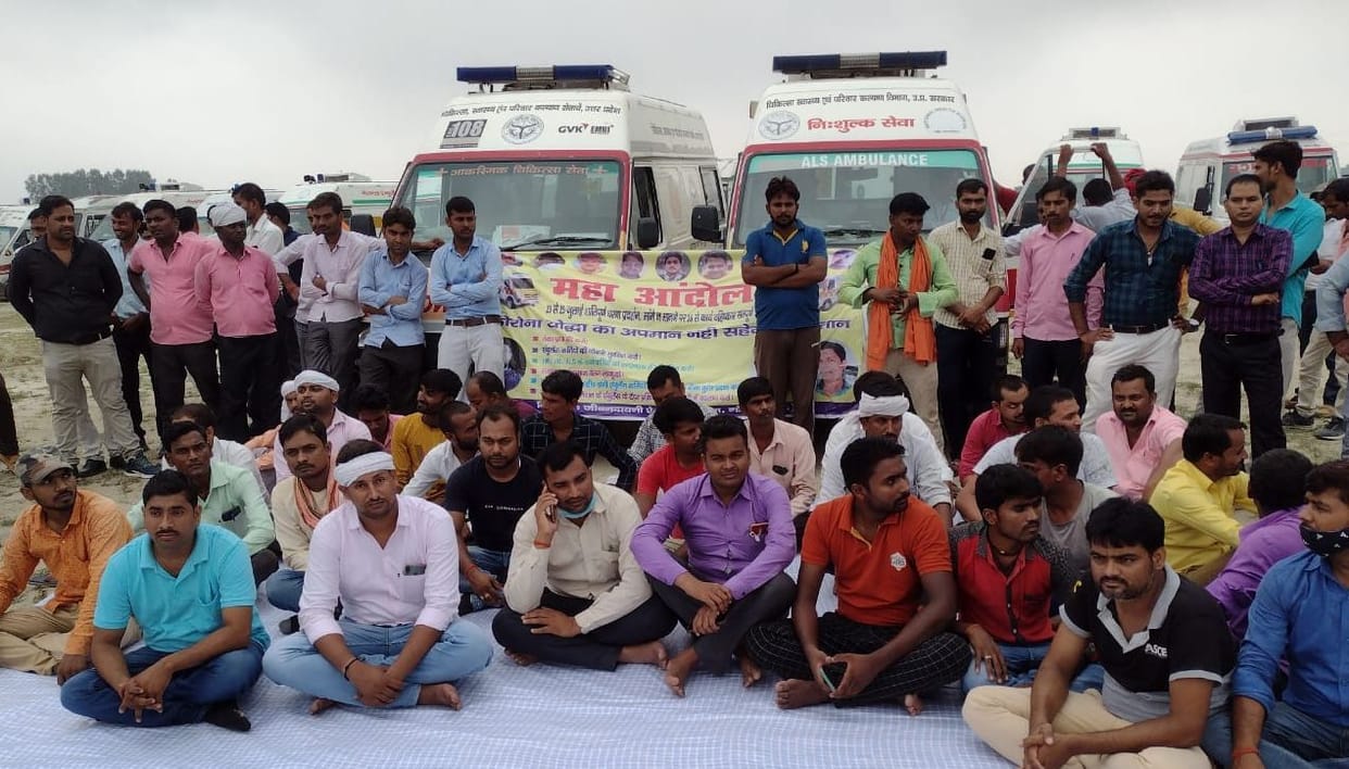 Wheels of ambulance stopped from midnight, patient got worried