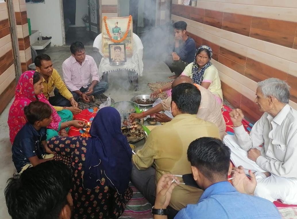 Tributes paid to Kargil martyr Satish Kumar