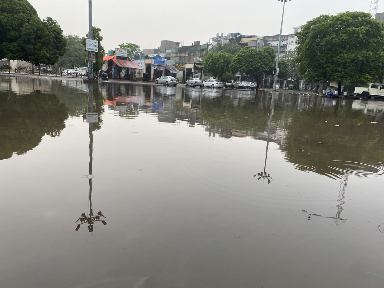 Mohali Municipal Corporation beat the drum of water drainage, the pole opened in an hour
