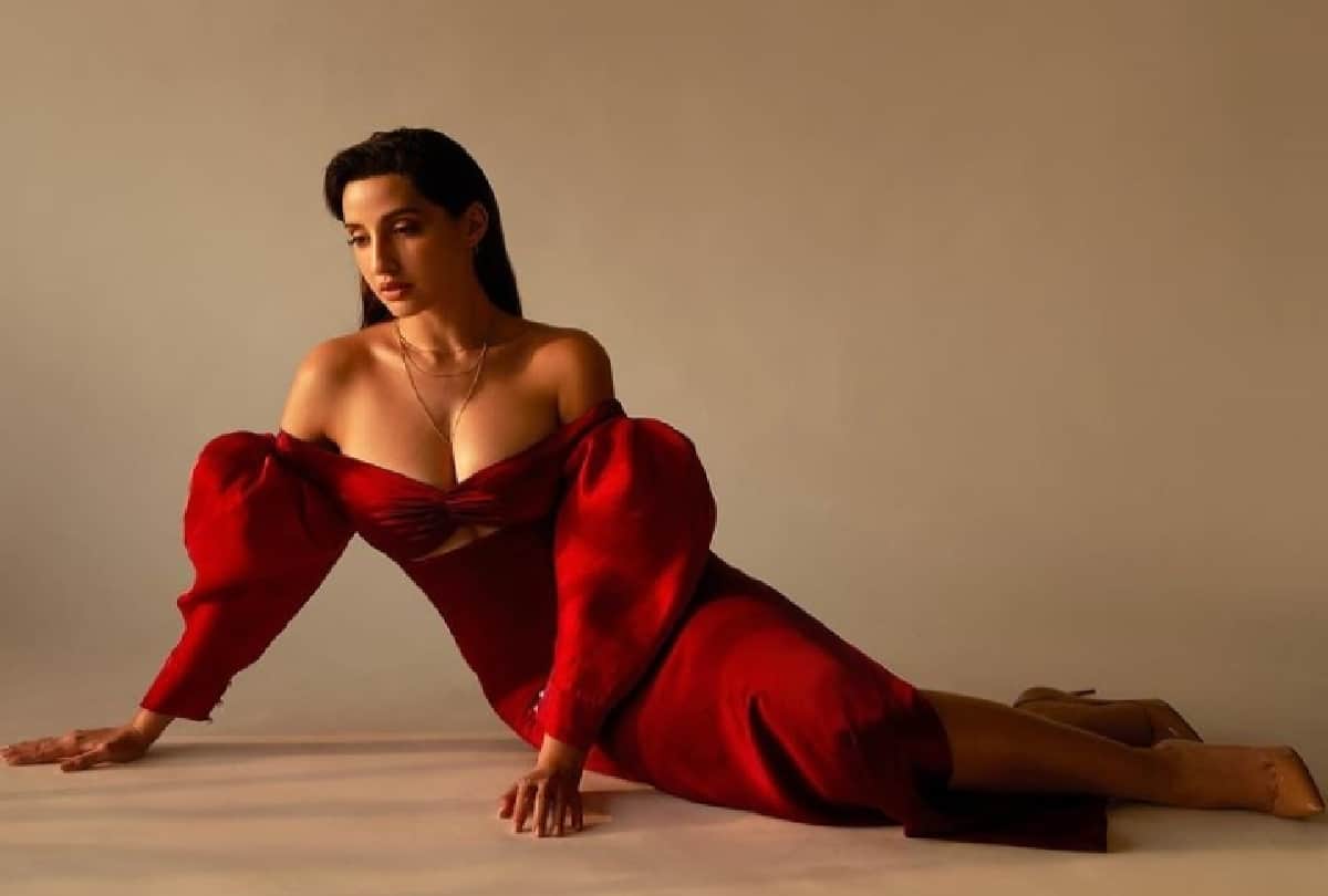 Nora Fatehi is hotness overloaded in latest photos, flaunts her sexy curves, cleavage in white cut-out dress