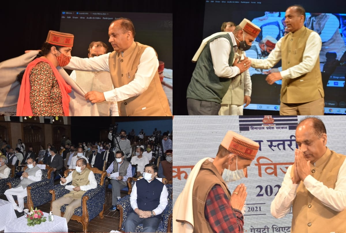 kargil vijay diwas 2021: cm jairam thakur honoured families of kargil martyrs