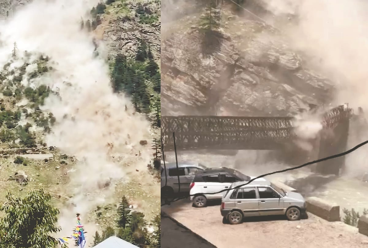 himachal kinnaur landslide news: geology survey of india chandigarh team visit spot to know reason of landslide