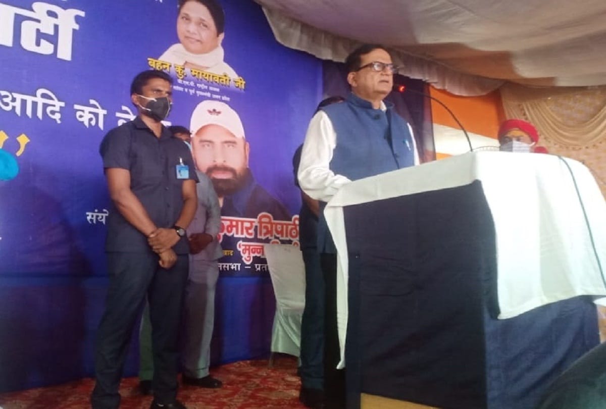 BSP general secretary Satish Mishra said, Brahmin society will uproot BJP: Satish