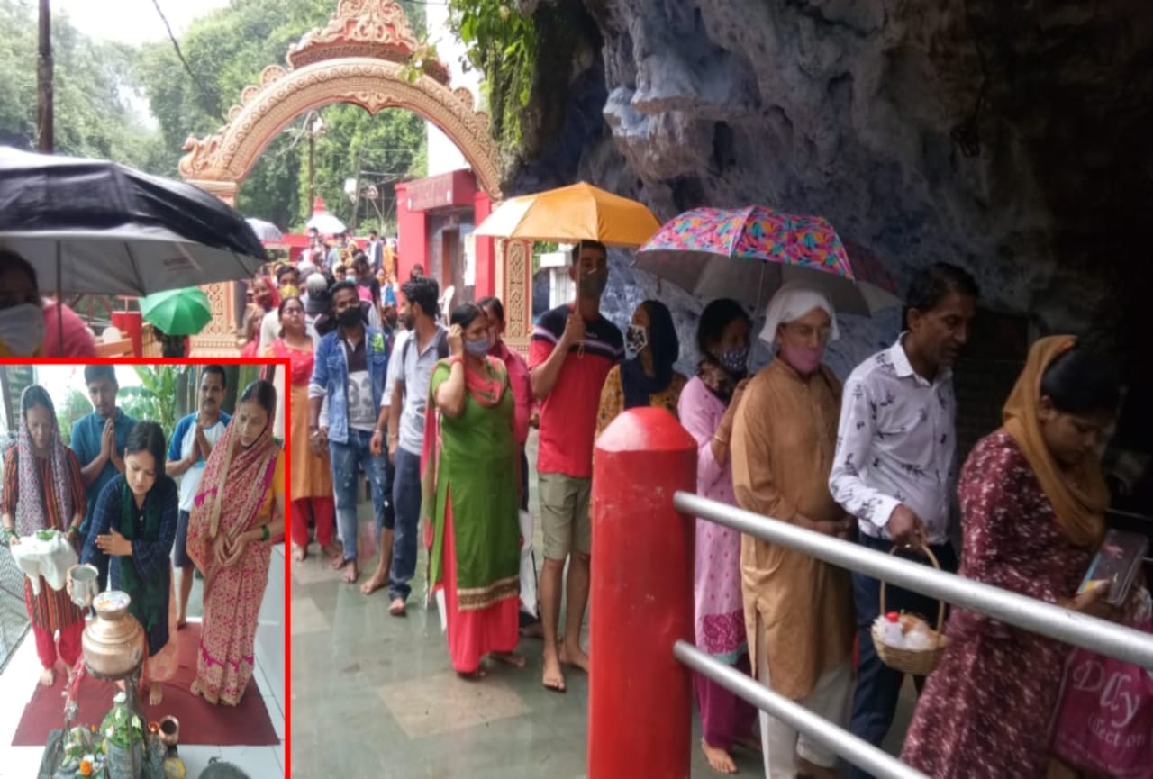 uttarakhand news : sawan first monday today, devotees reached temple for prayer photos