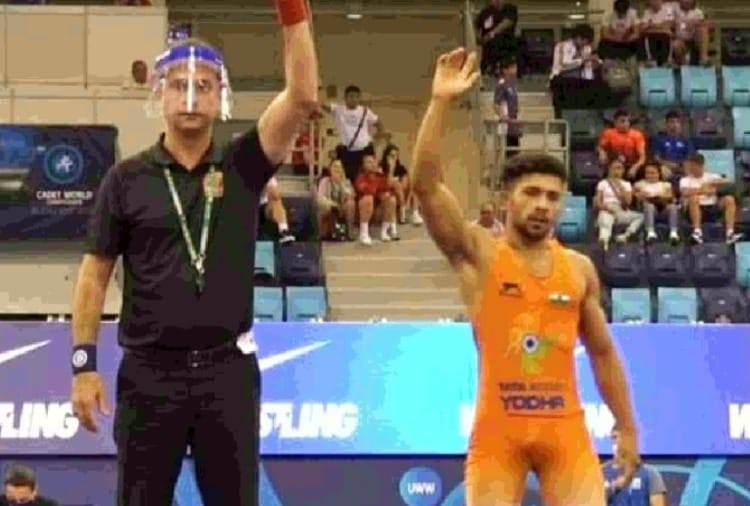 Sumit Dalal won bronze medal in World Cadet Wrestling Championship