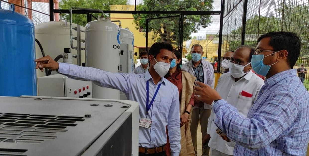 Oxygen plant of jagdishpur trauma ready