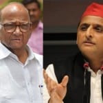 शरद पवार व अखिलेश यादव।