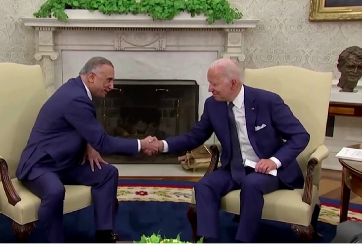 president Joe Biden announces to stop US war mission in Iraq