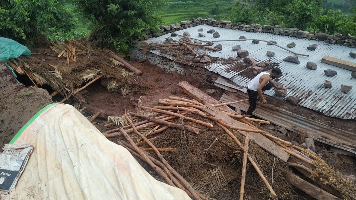 House collapsed
