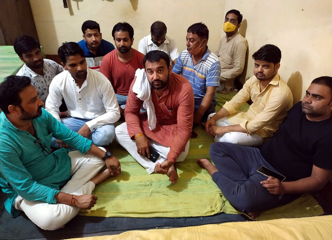 Many BJP workers sent resignations in protest against the harassment
