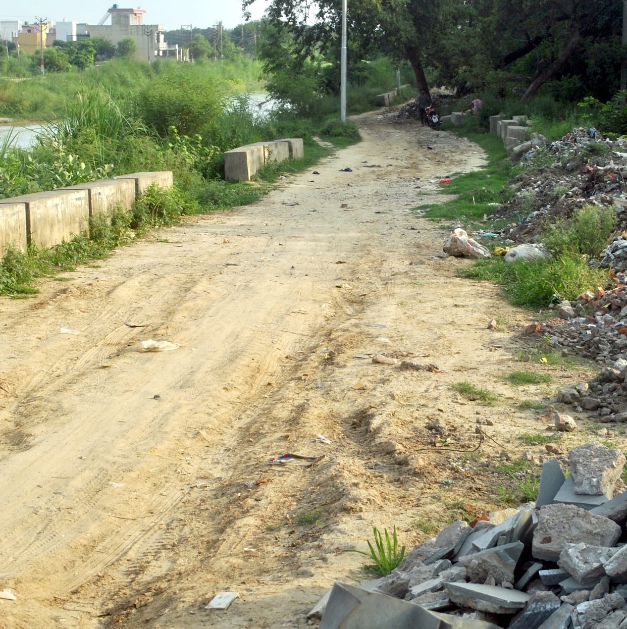 Eastern Yamuna Canal track widening exercise