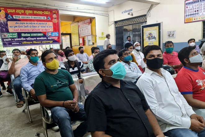 Made aware to reduce road accidents