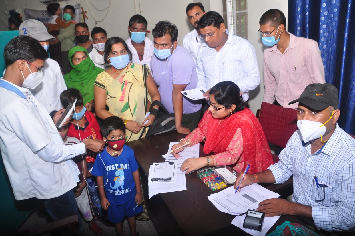 63 children were tested, 18 children were referred to Kanpur