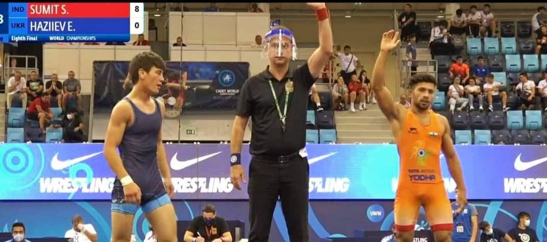 jhajjar bahadurgarh,news,Sumit Dalal of Mandothi won bronze in World Cadet Wrestling
