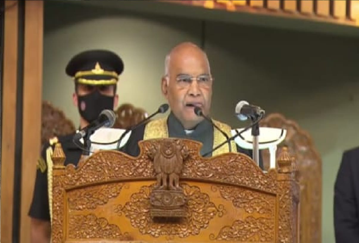President Ram Nath Kovind addressed the 19th annual convocation of the University of Kashmir
