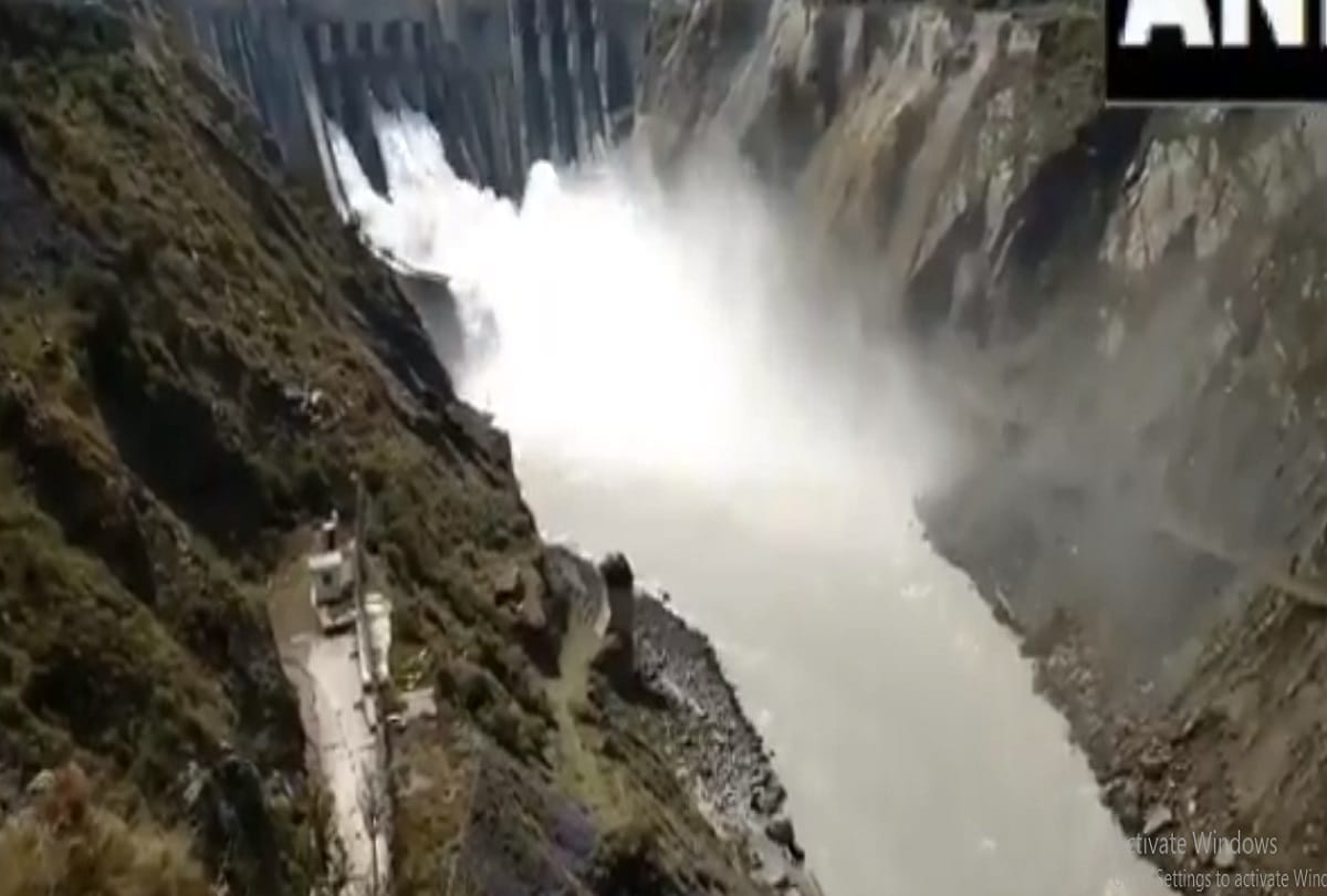 ramban district administration on high alert as water level of chenab river rises due to heavy rainfall