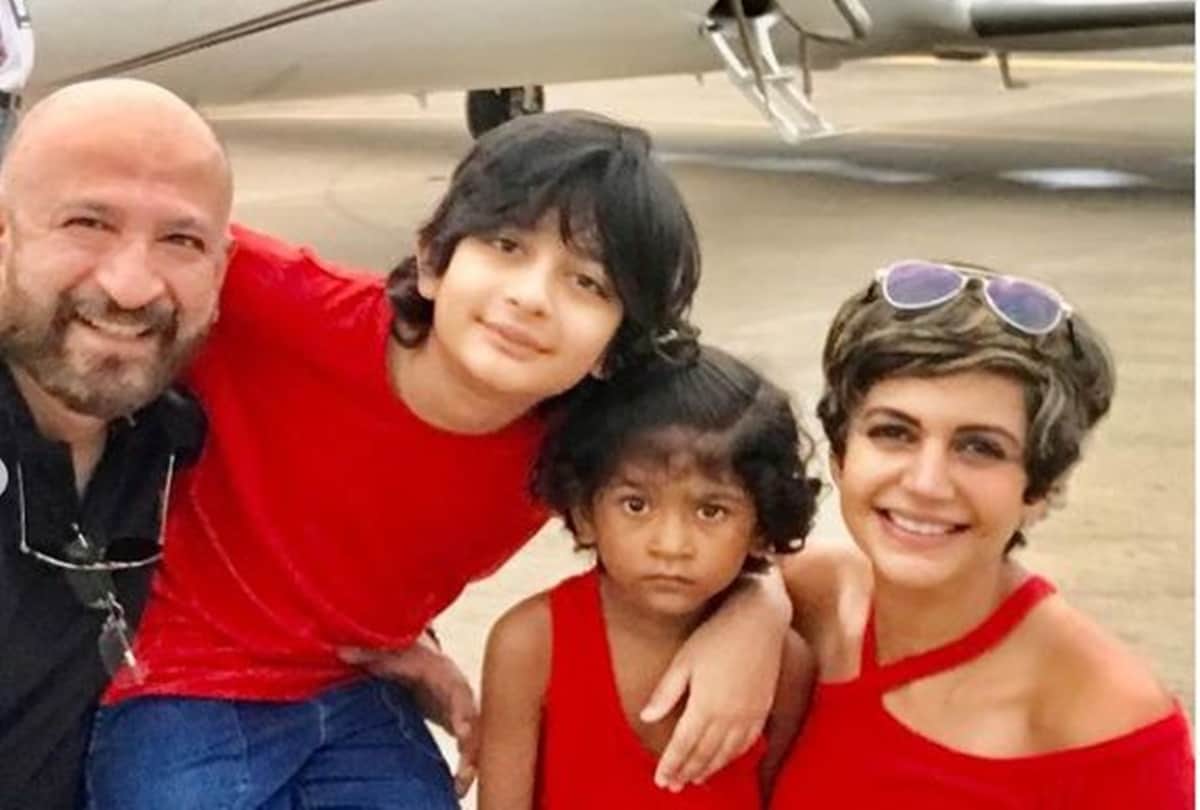 Mandira Bedi returns to work sends love and positivity See Beautiful Picture