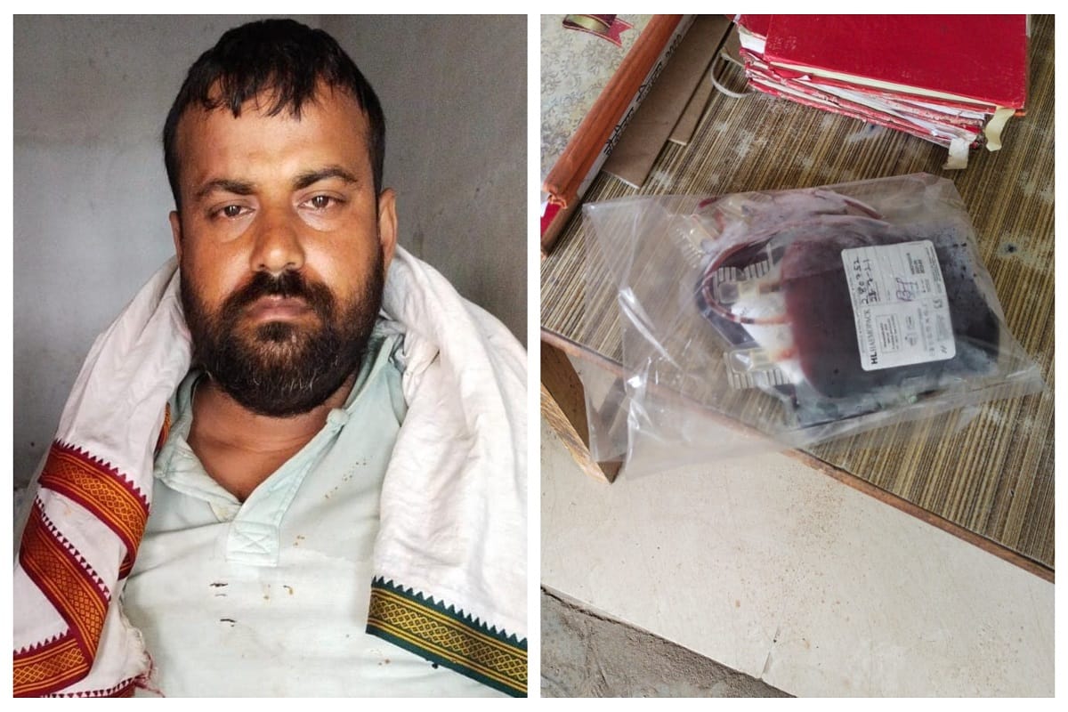 Blood smuggler caught by Chandauli police, used to buy from Banaras and sell it at double price in Bihar