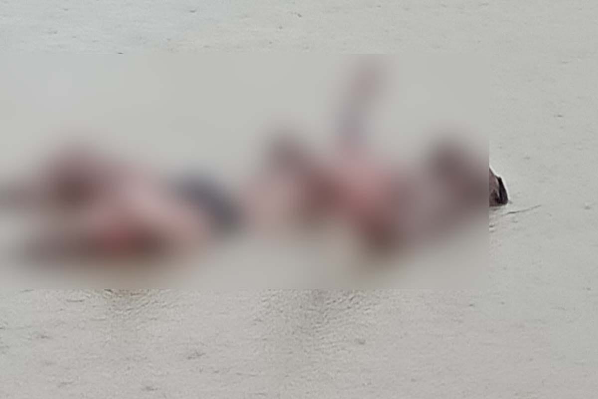wife and husband drowned in family dispute in agra