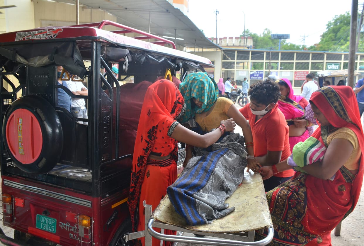 ambulence strike pained patients