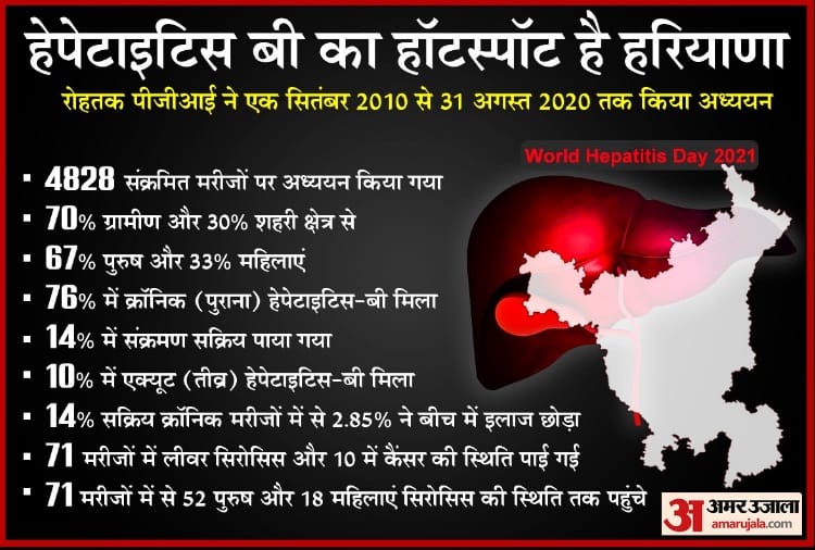Study of Rohtak PGI Reveals, Haryana is a Hotspot of Hepatitis-B