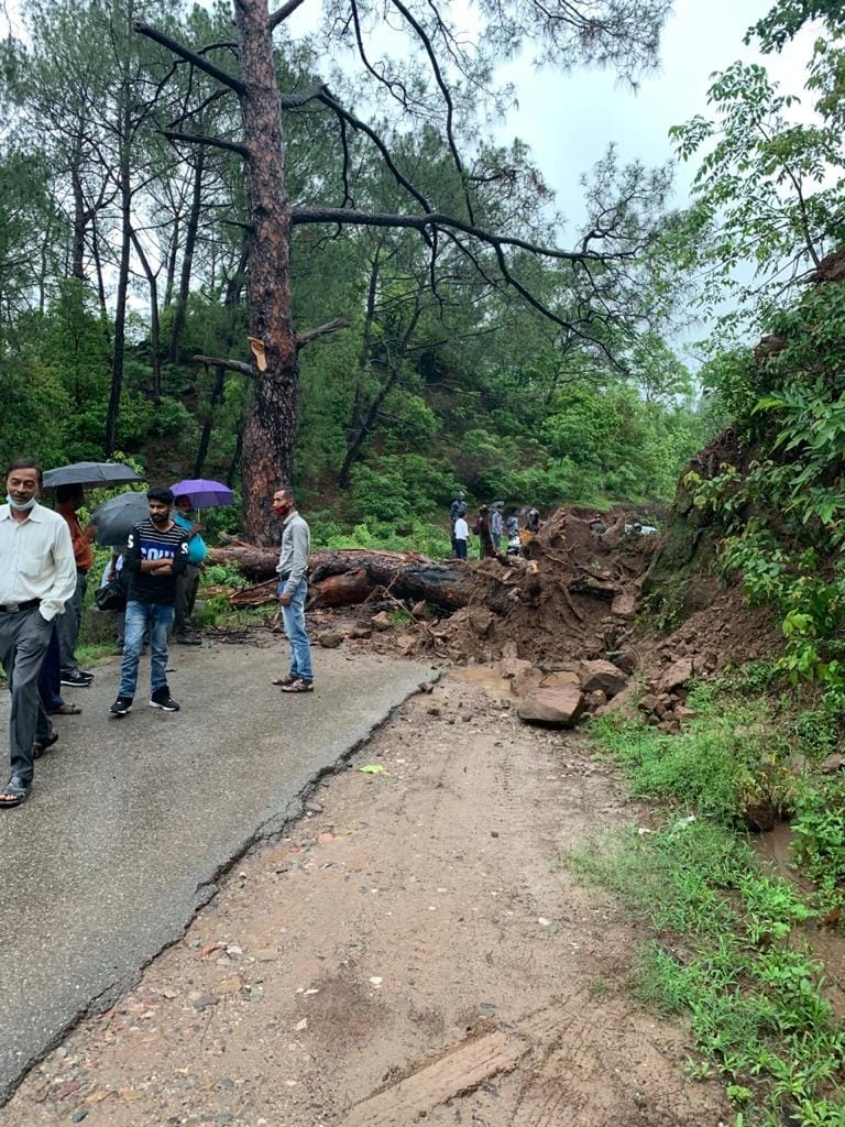 Six Mahan collapsed due to heavy rain, partial damage to nine