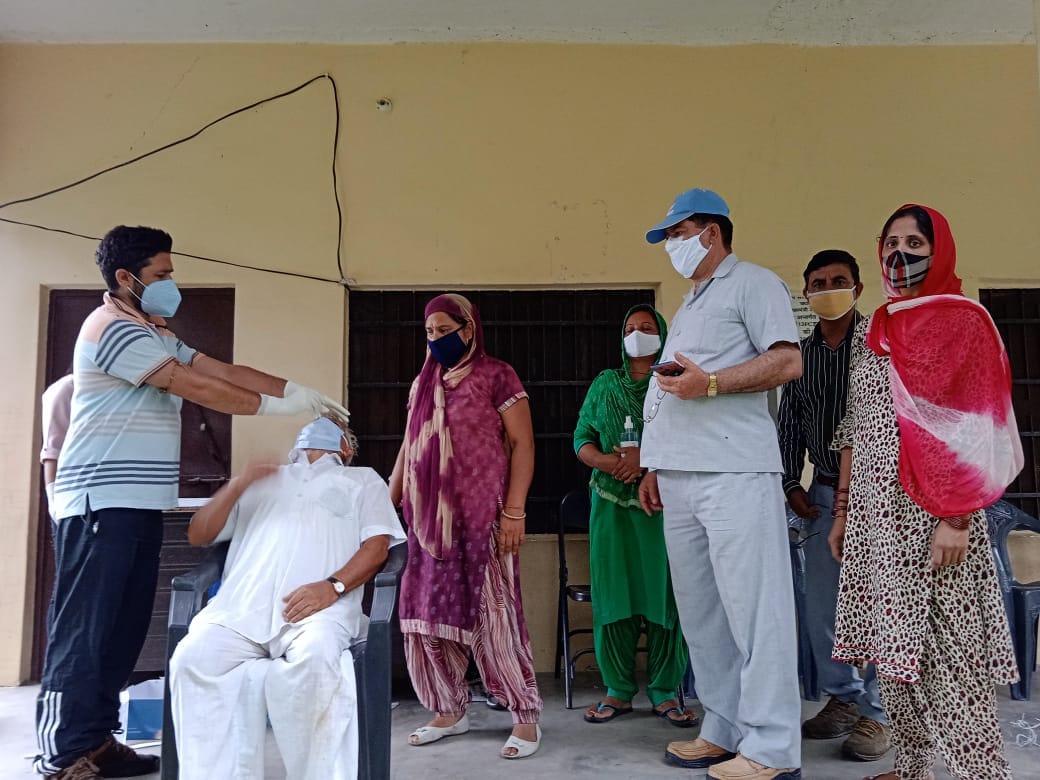 Corona test of 191 people in Nangal Jarilan