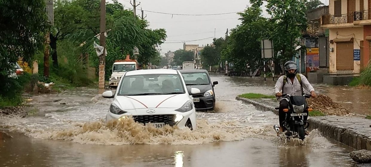 The situation worsened due to record 102 mm of rain